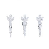 3 suspensiones de hadas transparentes